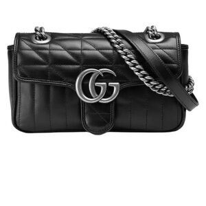 Gucci small GG Marmount Shoulder Bag